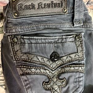 Rock Revival Charcoal Women's Jeans